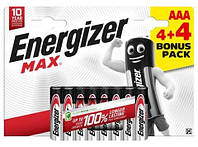 Батарейки Energizer Max AAA (LR03) 8 шт