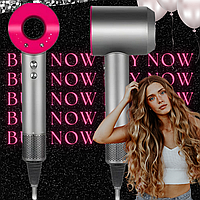 Фен Super Hair Dryer 1600вт профессиональный домашний для волос, Фен для волос с турбо режимом и ионизацией