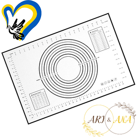 Силіконовий коврик для випікання 60х40см Ari&Ana buuba