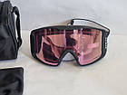 Гірськолижна маска Oakley Line Miner M (XM) Matte Black Лінза Prizm Hi Pink + кейс, фото 4