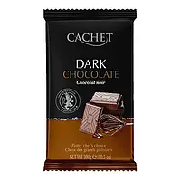 Шоколад Cachet Dark chocolate чорний шоколад 300гр