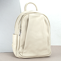 Рюкзак жіночий шкіряний міський Virginia Conti 02443 бежевий