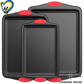 Набір форм для пипікання, деко для випікання Cooking House buuba з антипригарної вуглецевої сталі