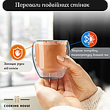 Набір склянок з подвійними стінками для американо, еспресо 150мл Cooking House greenpharm 4шт, склянка з подвійним дном, фото 4