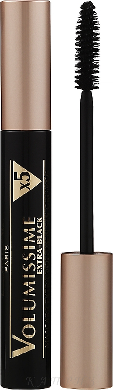 Туш для вій L'Oreal Paris Volumissime X5 Extra Black, чорна, 8 мл, фото 1