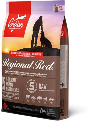 Сухий корм для собак на всіх стадіях життя Orijen (Оріджен) Regional Red Dog з яловичиною 6 кг