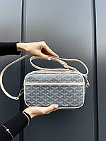 Goyard crossbody bag grey/beige 25*15