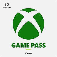 Подписка Xbox Game Pass Core, 12 месяцев (Код)