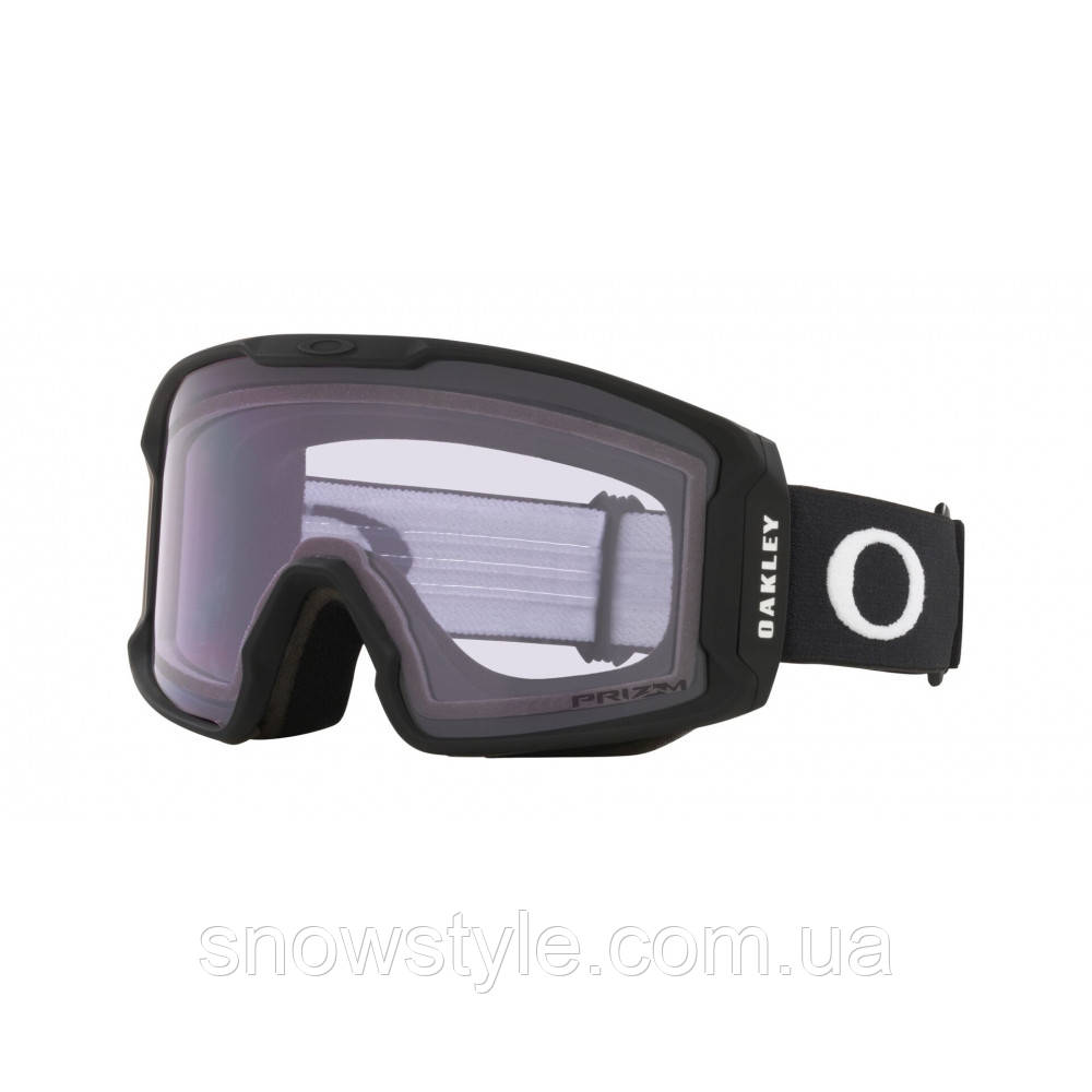 Гірськолижна маска Oakley Line Miner M (XM) Matte Black лінза Prizm Clear, фото 1