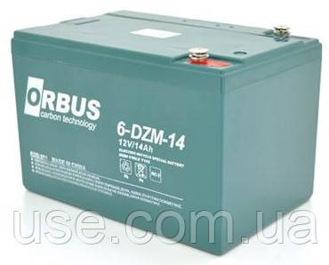 Акумулятор для велосипеда 12 V, 14 AH, AGM, тяговий акб