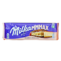 Молочный шоколад Milka Клубника Чизкейк, 300г