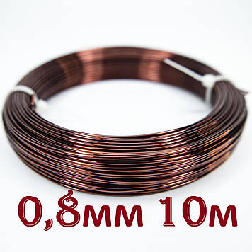 Мідь для ремонту електромоторів ПЕТД2-200 0,8 мм 10 метрів