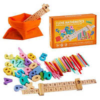 Набор интеллектуальных игрушек "Я люблю математику" от PolinaToys