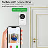 Бездротовий дверний відеодзвінок Wi-Fi Smart Doorbell M8 (Ulooka app), фото 6