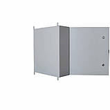 Бокс монтажний Bilmax  BW t=1,2600*600*300 IP65 У2 навісний метал замок (металева шафа), фото 3