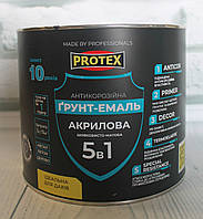 Грунт-эмаль 5в1 акриловая антикор ТМ PRОTEX 2,4 кг, 9011 Черный