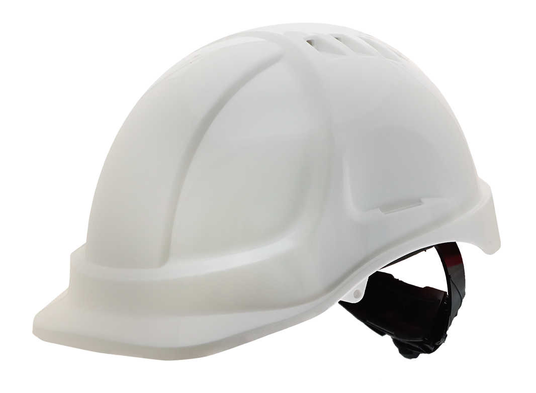 Каска захисна будівельна Sizam Safe-Guard 3210 біла
