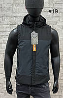 Мужская жилетка Nike черная спортивная безрукавка Найк, мужские жилетки весна осень fms