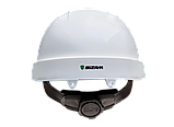 Каска захисна будівельна Sizam Safe-Guard 3210 біла, фото 4