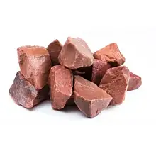 Каміння для лазні Малиновий кварцит 20 кг (колотий) 6-10 см