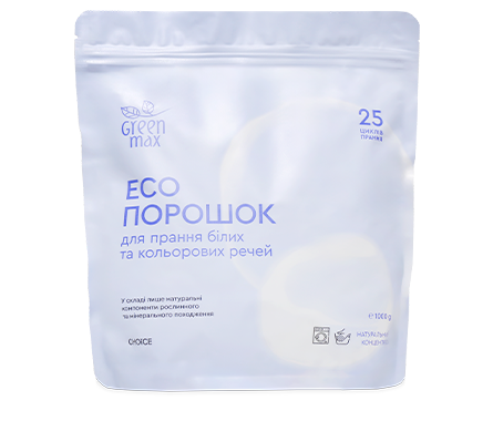 Пральний порошок для білих та кольорових речей 1кг Choice