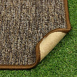 Ковролін Туреччина Babil 10 коричневий - ширина 1 і 4 метри, фото 3