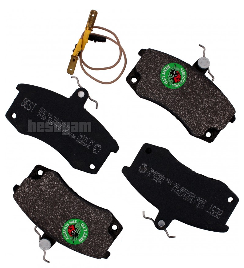 Передні колодки ВАЗ 2110, 2111, 2112, Калина, Пріора, Гранта (2110-3501080) Best ВЕ 744, фото 1