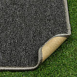 Ковролін Туреччина Babil 33 сірий - ширина 3 метри, фото 8