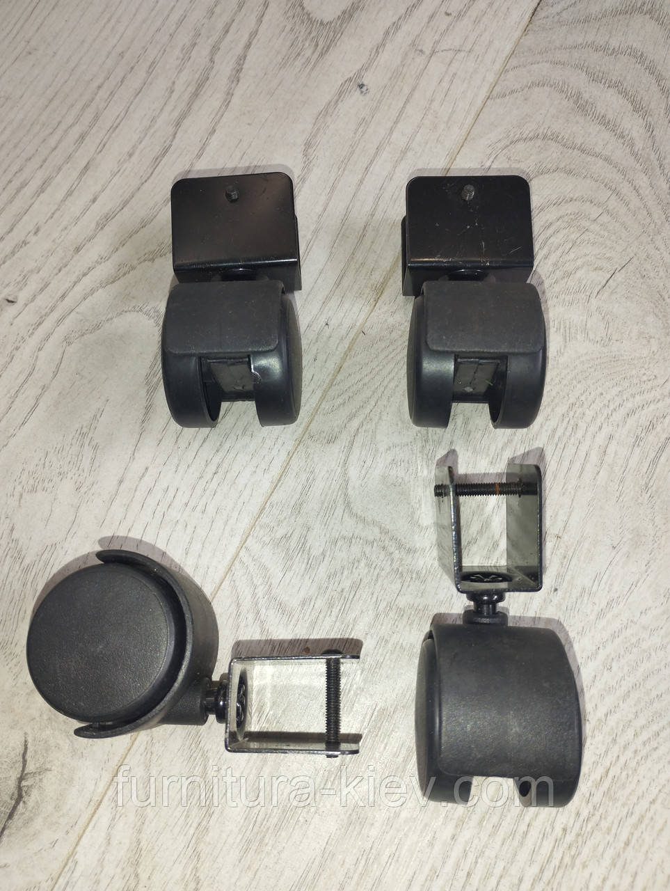 Набір коліс 40 мм під ДСП, фото 1