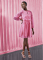 Платье шифоновое длинный рукав Esmara L (46-48) розовый (70140)