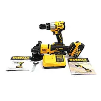 Набор аккумуляторного инструмента 2в1 DeWalt 36V (Шуруповерт DCD996P2 + Болгарка DCG409) Набор 2в1 Девольт