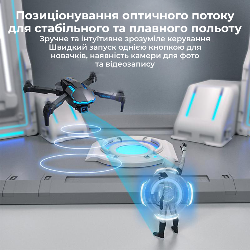 Квадрокоптер X6 дрон с камерой 4К HD FPV, до 100 м. 30 мин. полета + кейс ( 3 аккумулятора) на радиоуправлении - фото 5 - id-p2121162443