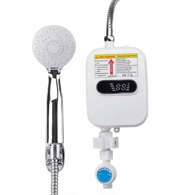 "Электрический водонагреватель-душ TEMMAX RX-021 с термостатом" - фото 9 - id-p1997556953