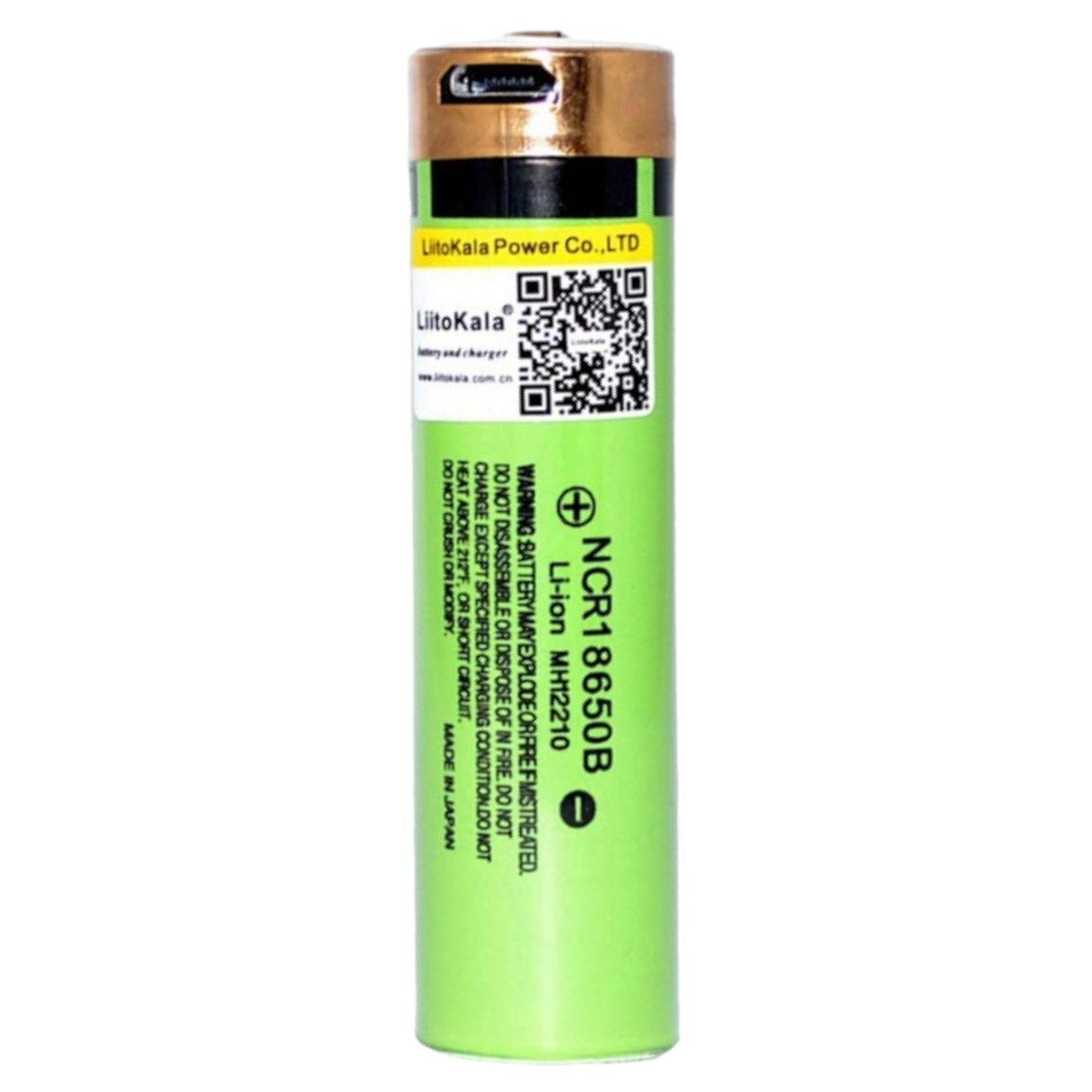 Акумулятор літій-іонний LiitoKala 18650 3400mah 34B (ЗП USB-Type-C)