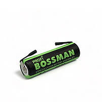 Промисловий Ni-Mh акумулятор AA (HR6) Bossman Profi 2400mAh з контактами (1.2v) 1шт.), фото 2