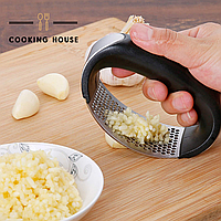 Чеснокодавка из нержавеющей стали с пластиковой ручкой - Cooking House daymart - Пресс для чеснока