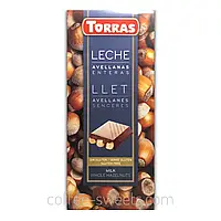 Шоколад молочний з лісовим горіхом ZERO ТМ Торрас 150 г
