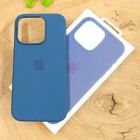 Силиконовый чехол Original Silicone Case with MagSafe Iphone 15 Pro Max Storm Blue