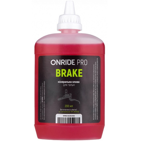 Рідина гальмівна OnRide PRO Brake 200 мл мінеральне Art 6101426