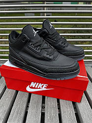 Зимовий кросівки Nike Jordan, чорний із хутром