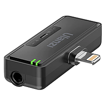 Бездротова мікрофонна система Ulanzi UW-MIC 2.4GHz 2 in 1 для iPhone (Lightning Apple interface), фото 3
