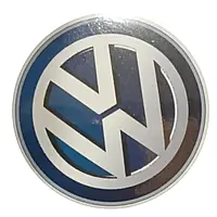Наклейка значек "VW" /d55мм/