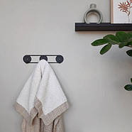 Металева настінна вішалка Orbis (чорна), фото 8