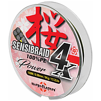 Шнур Sakura SENSIBRAID 4 -150M 0.10мм 7кг