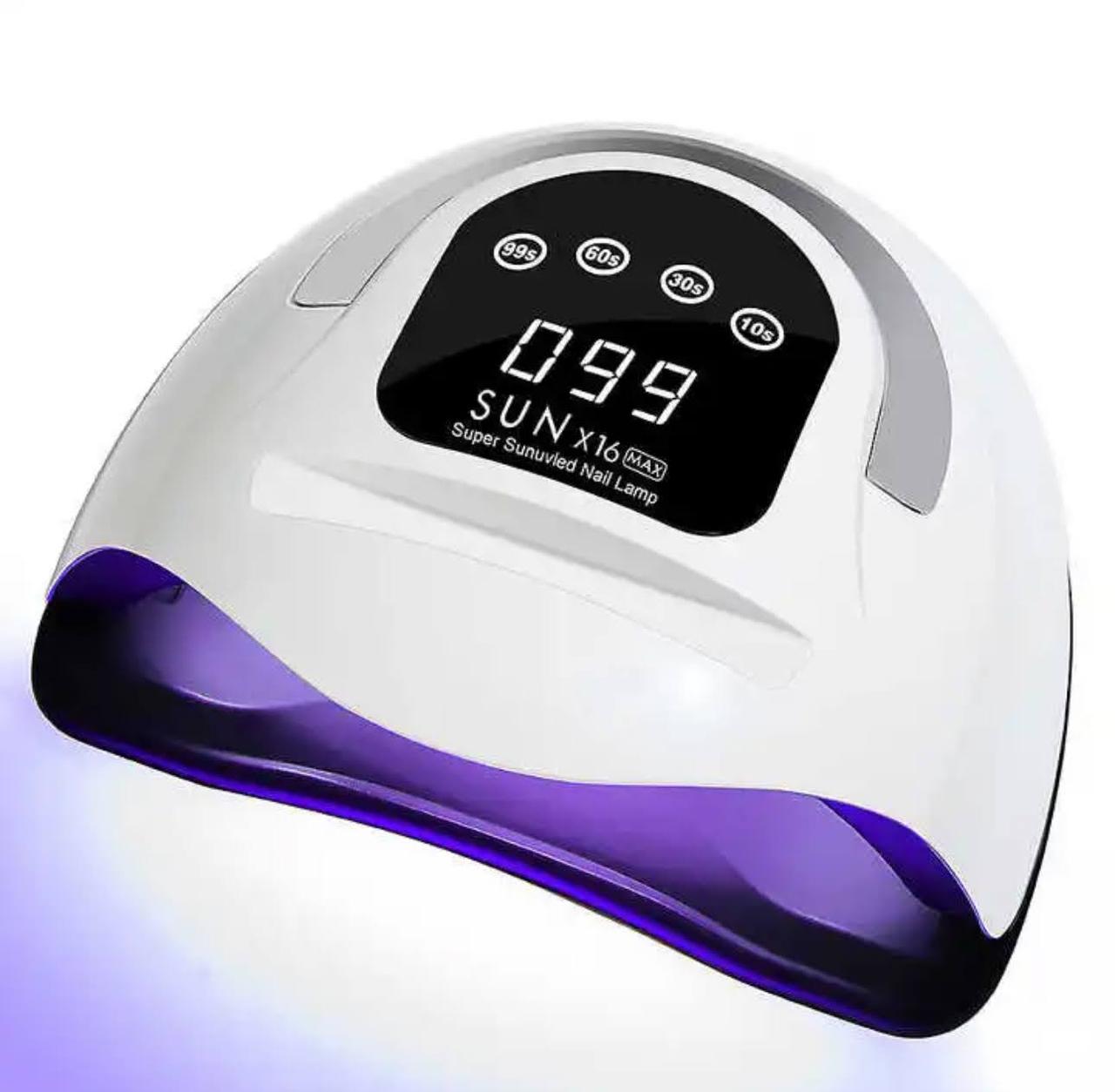 Професійна лампа UV/LED Sun X16 Max для сушіння гель-лаку, 320 Вт.