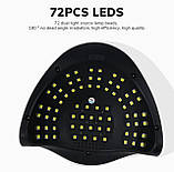 Професійна лампа UV/LED Sun X16 Max для сушіння гель-лаку, 320 Вт., фото 3
