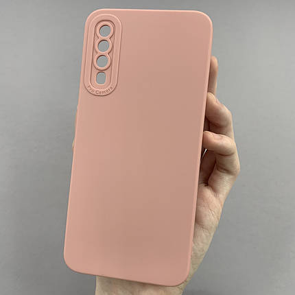 Чохол для Samsung Galaxy A50s чохол однотонний із захистом камери на телефон самсунг а50с бежевий s2l, фото 1
