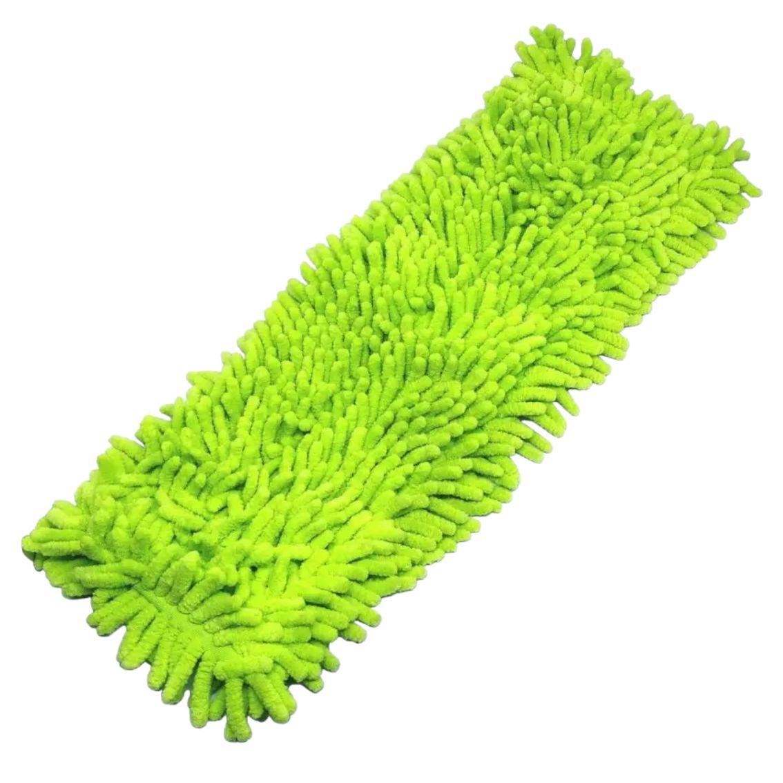 Запаска для швабри (натирач підлоги) Локшина мікрофібра 14,5х46см в асортименті, змінна насадка для швабри