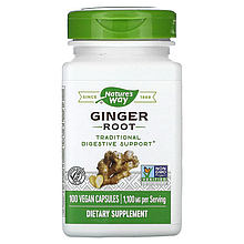 Корінь імбиру Nature's Way "Ginger Root" 1100 мг (100 капсул)