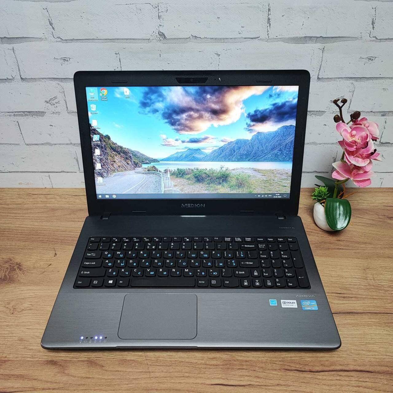 Б/в Ноутбук Medion Akoya E6232 15.6" 1366x768| Core i3-3110M| 8 GB RAM| 250 GB HDD| HD 4000